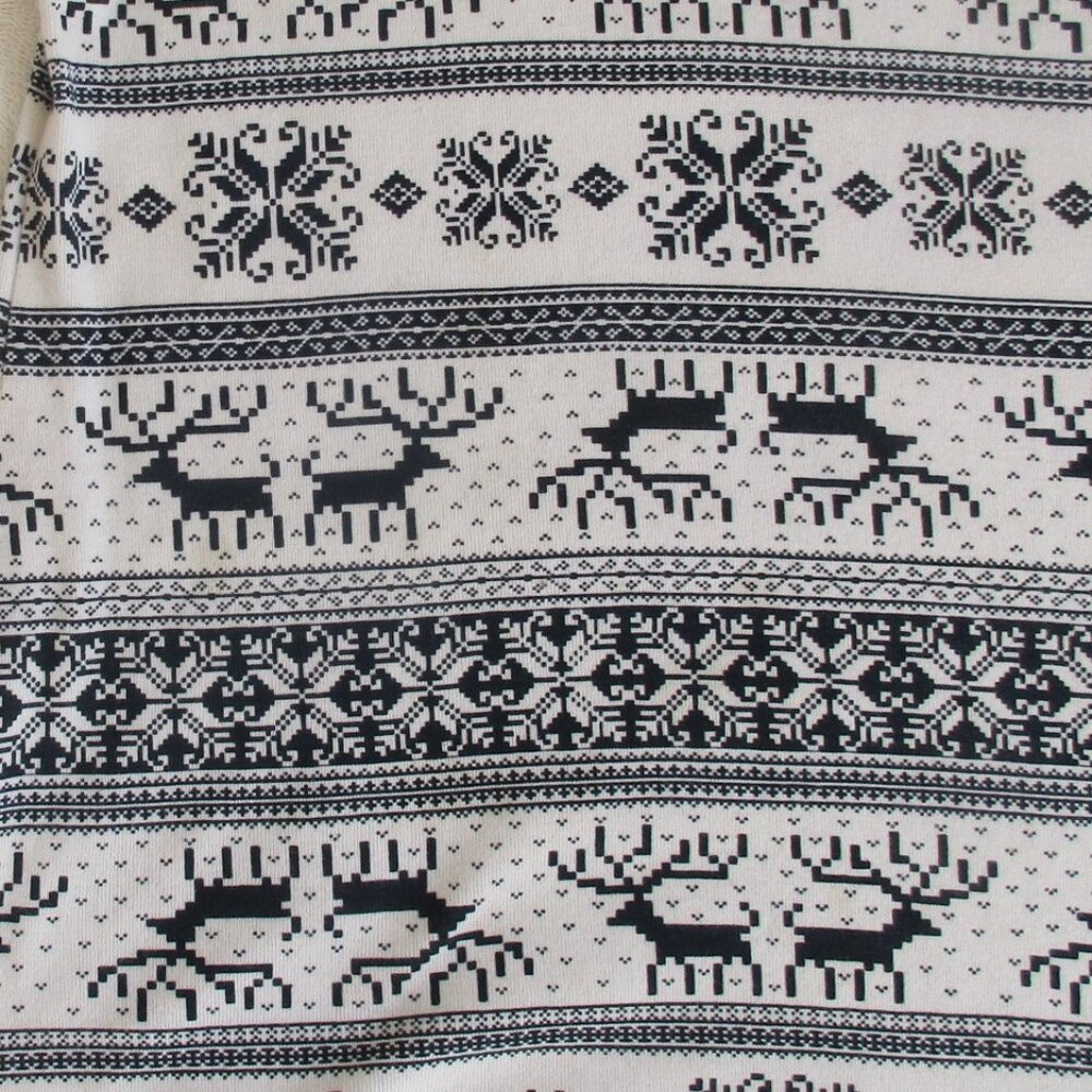 🌸SOLD🌸 LUCKY BRAND Pajama Top Size XL White Print Sleepshirt - Picture 5 of 6